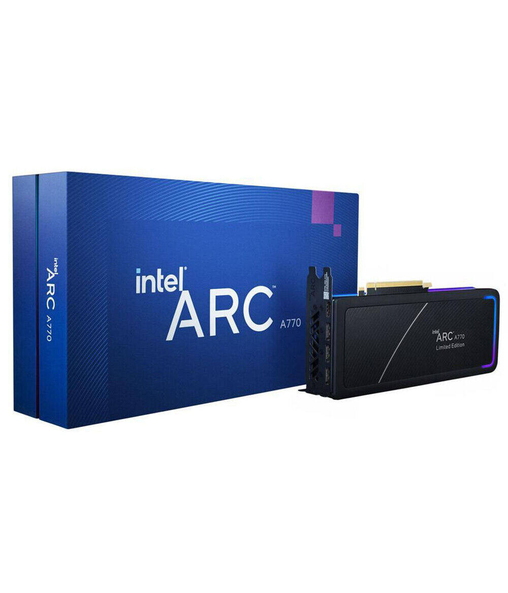 Hot sale Intel Arc A770 16GB GDDR6 video game content desktop discrete graphics PCI Express 4.0 x16 Video Graphics Card